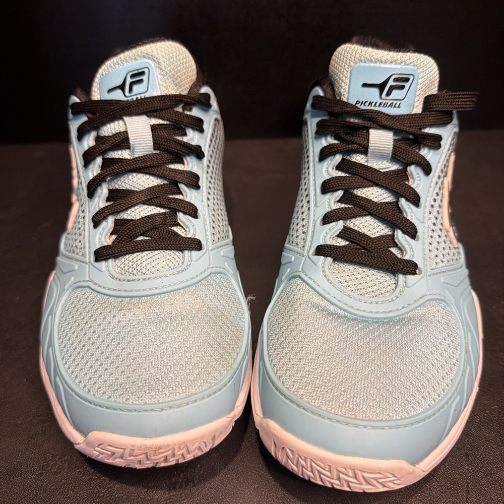 Fila Volley Zone Pickleball Women's Size 8.5 Black, Blue Sneakers #5PM00599 - Picture 5 of 10